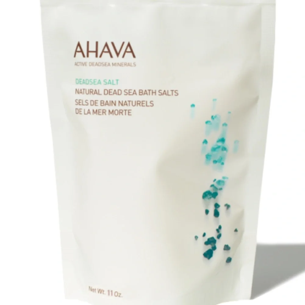 NEW AHAVA Dead Sea Bath Salts 11 Oz Full Size Soothe Skin Muscles Rejuvenate NIB